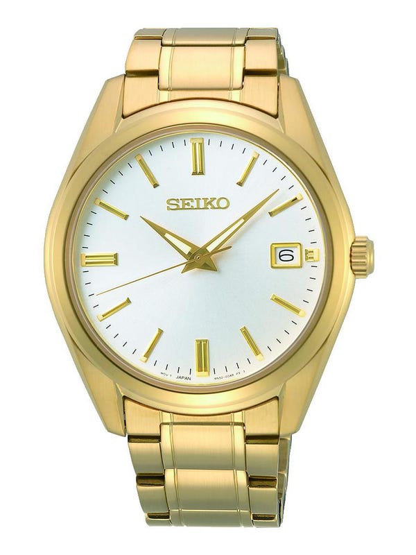 Seiko SUR314P1 Goudkleurig herenhorloge 40 mm