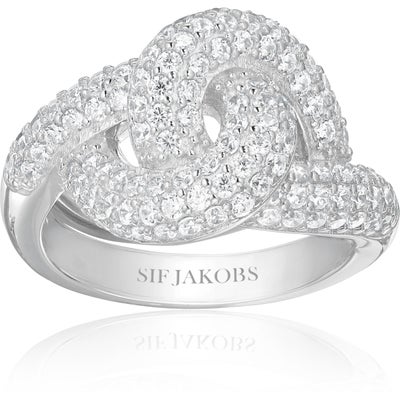 Sif Jakobs SJ-R10752-CZ Imperia zilveren ring met zirkonia