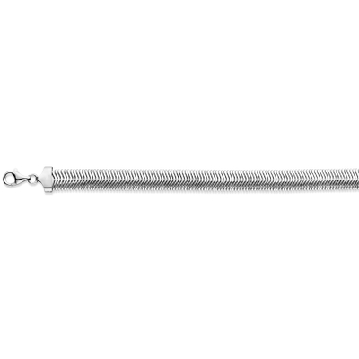 slang bol 10 mm zilver gerhodineerd