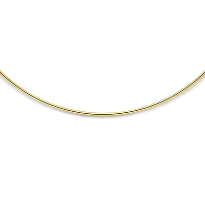 spang collier 15 mm 40 cm 14K geelgoud