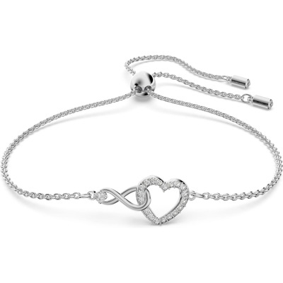 Swarovski 5524421 Infinity armband met hartje 24 cm