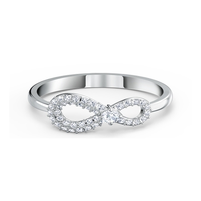 Swarovski Infinity ring