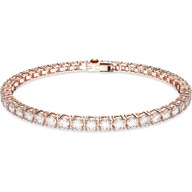 Swarovski Matrix tennisarmband roségoudkleurig