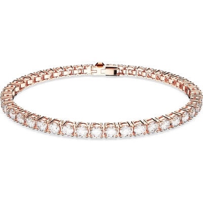 Swarovski Matrix tennisarmband roségoudkleurig
