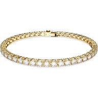 Swarovski Matrix tennisarmband goudkleurig