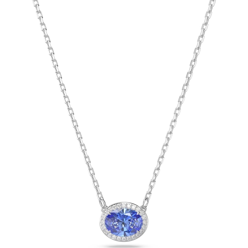 Swarovski 5671809 Constella ketting met blauwe steen