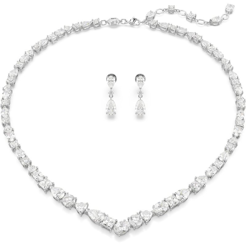 Swarovski 5674306 Mesmera set collier met oorhangers hartje