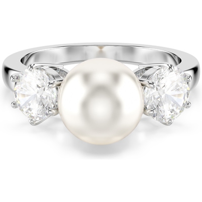 Swarovski Matrix ring met parel en zirkonia