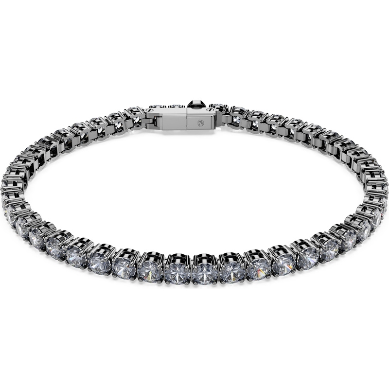 Swarovski Re Matrix tennisarmband grijs 4 mm