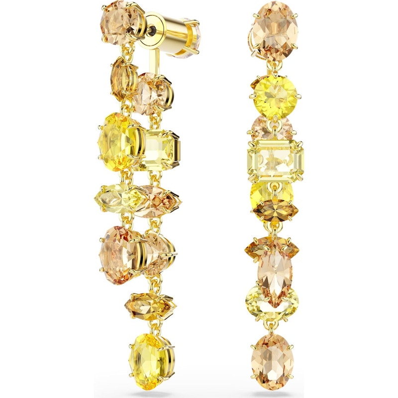 Swarovski 5718073 Gema oorhangers goudkleurig 58 mm