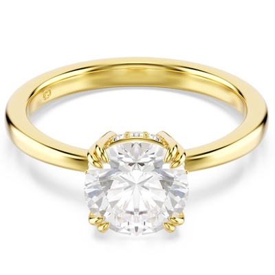 Swarovski Stilla solitair ring goudkleurig