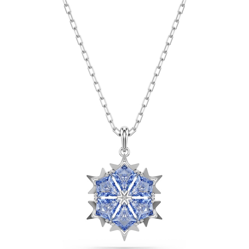 Swarovski 5735399 Magic ketting met sneeuwvlok hanger blauwe steen