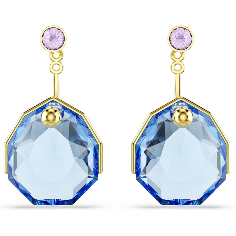 Swarovski 5737449 Gema goudkleurige oorhangers met stenen