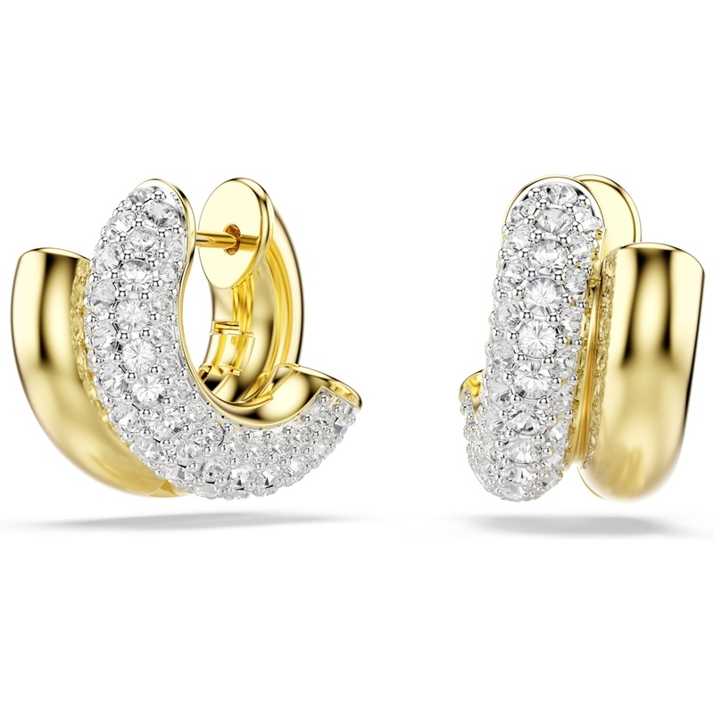 Swarovski 5740735 Dextera goudkleurige oorringen 16 mm