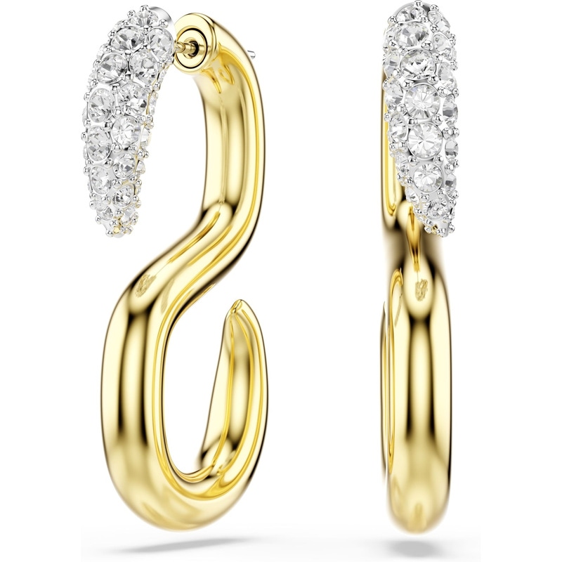Swarovski 5741796 Dextera goudkleurige oorhangers 32 mm