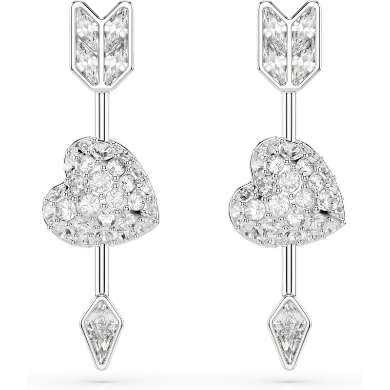 Swarovski 5749602 Idyllia oorhangers met hartje en pijl