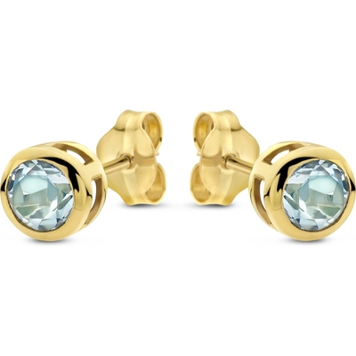 Swing Jewels SWBE01APR-Y 14k gouden oorknopjes geboortesteen april