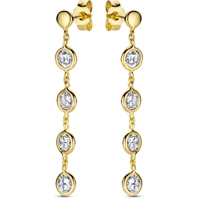 Swing Jewels SWCE10260-Y14 14k gouden oorhangers met zirkonia