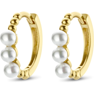 Swing Jewels SWEE10196-Y14 Happiness 14k gouden oorringen met parel