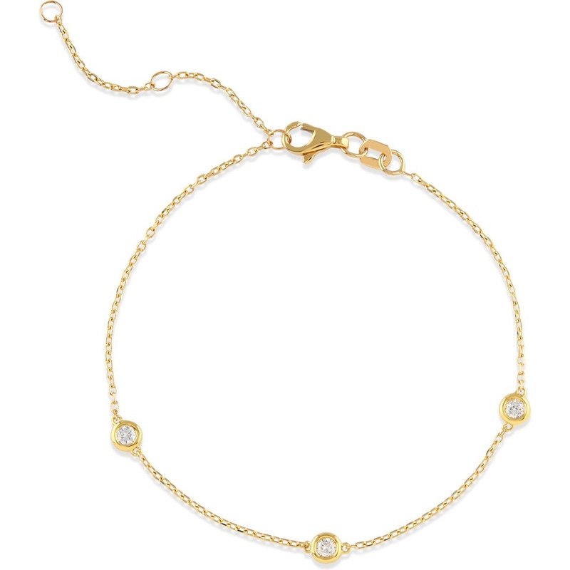 Swing Jewels SWGDB0034-Y 14k gouden armband met 0,12 ct diamant