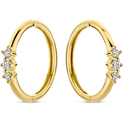 Swing Jewels SWGDE0043-Y 14k gouden oorringen met diamant