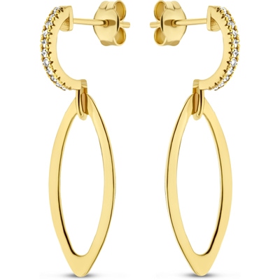 Swing Jewels SWGDE0046-Y 14k gouden oorhangers met diamant