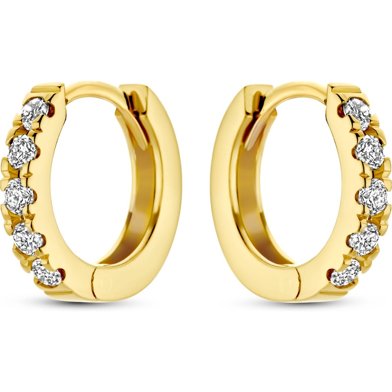 Swing Jewels SWGDE0056-Y 14k gouden oorringen met diamant