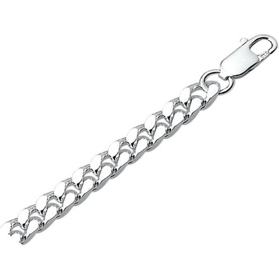 Treasure Collection TC-881443 Zilveren gourmet heren armband 5,5 mm slot