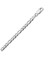 Treasure Collection TC-881537 Zilveren figaro armband 3,25 mm