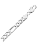 Treasure Collection Tc-881547 Zilveren figaro armband heren 6,5 mm