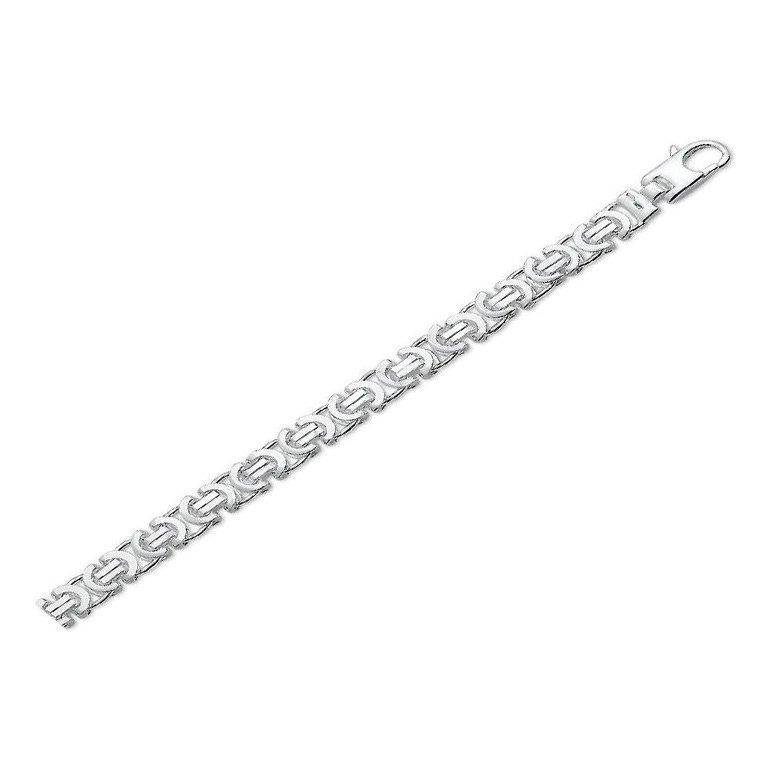 Treasure Collection TC-23285 Zilveren herenarmband met koningsschakel 6,5 mm