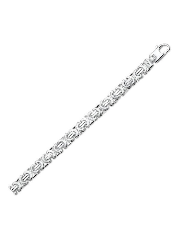 Treasure Collection TC-23285 Zilveren herenarmband met koningsschakel 6,5 mm