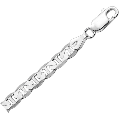 885175 Zilveren anker schakelketting 5,5 mm
