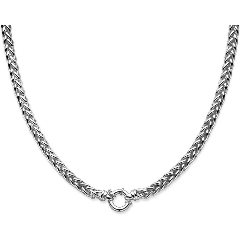 TC-43458 Zilveren schakelketting vossestaart 6,5 mm