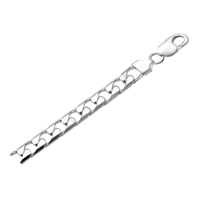 Treasure Collection TC-881463 Zilveren gourmet heren armband 10 mm