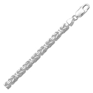 Treasure Collection TC-23289 Zilveren herenarmband met koningsschakel 5 mm