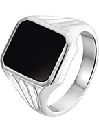 Treasure Collection TC-49058 Zilveren zegelring onyx 16 mm