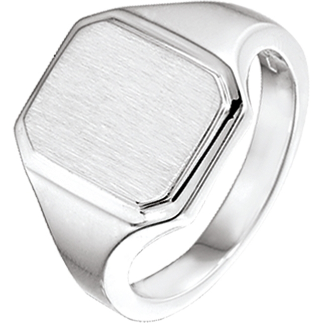 884254 Zilveren graveerring 16,5 mm