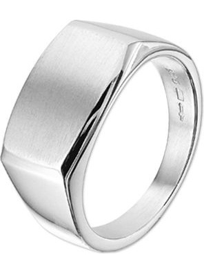 Treasure Collection TC-49054 Zilveren dwarsmodel herenring 11 mm