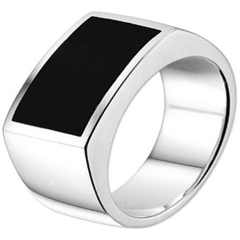 Treasure Collection TC-49060 Zilveren herenring met onyx 10 mm