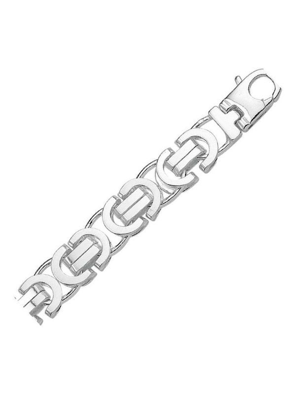 Treasure Collection TC-23294 Zilveren herenarmband koningsschakel 7,5 mm