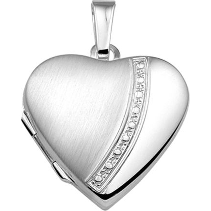 Treasure Collection 883256 Zilveren medaillon hart