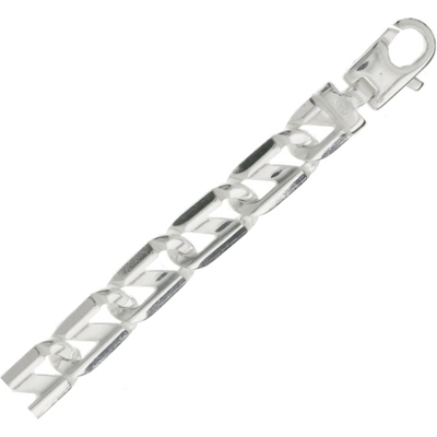 TC-23302 Zilveren anker schakelarmband 7 mm