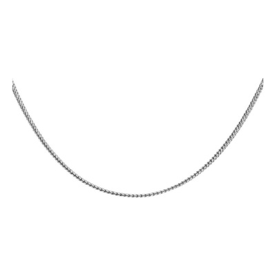 Treasure Collection TC-52386 Geoxideerde zilveren vossenstaart ketting 1,6 mm L631