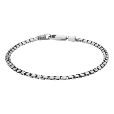 Treasure Collection TC-52388 Zilveren geoxideerde venetiaanse armband 3,5 mm L637