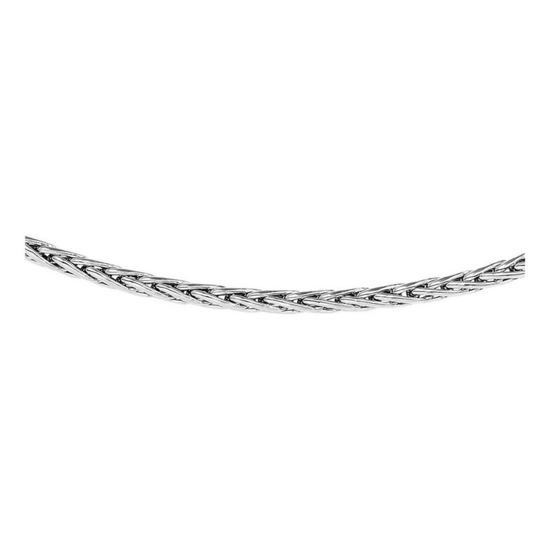 Treasure Collection TC-39075 Zilveren collier met palmier schakel