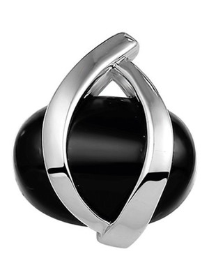 hanger onyx zilver gerhodineerd