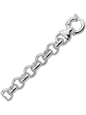 Treasure Collection TC-881565 Zilveren jasseron ketting 11 mm