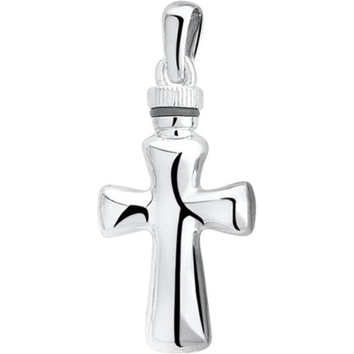 urnhanger kruis zilver gerhodineerd