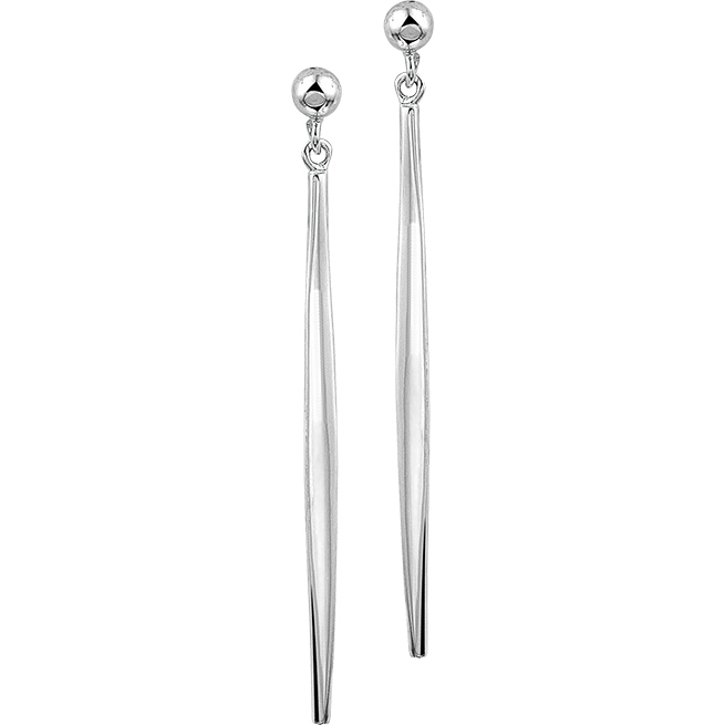 885449 Zilveren oorhangers 52 mm